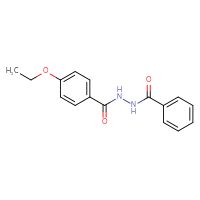 Chemical structure of N'-(4-ethoxybenzoyl)benzohydrazide - CSSB00026349744