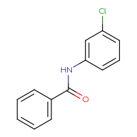 Chemical structure of N-(3-chlorophenyl)benzamide - CSSB00019616351