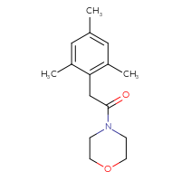 Chemical structure of 1-(morpholin-4-yl)-2-(2,4,6-trimethylphenyl)ethan-1-one - CSSB00103759615