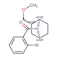 Chemical structure of rac-(1R,2S,4S)-7-(2-bromobenzoyl)-2-(methoxymethyl)-7-azabicyclo[2.2.1]heptane - CSSB21444811740