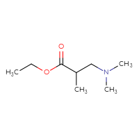 Chemical structure of ethyl 3-(dimethylamino)-2-methylpropanoate - CSSB00011535937