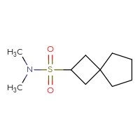 Chemical structure of N,N-dimethylspiro[3.4]octane-2-sulfonamide - CSSB02283617856