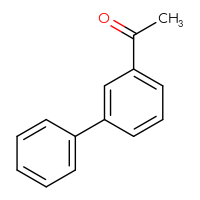Chemical structure of 1-{[1,1'-biphenyl]-3-yl}ethan-1-one - CSSB00000747285