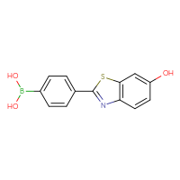 Chemical structure of [4-(6-hydroxy-1,3-benzothiazol-2-yl)phenyl]boronic acid - CSSB06580802230