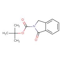 Chemical structure of tert-butyl 1-oxo-2,3-dihydro-1H-isoindole-2-carboxylate - CSSB00010409293