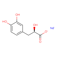 Chemical structure of sodium (2R)-3-(3,4-dihydroxyphenyl)-2-hydroxypropanoate - CSSB00016998367