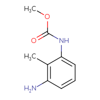 Chemical structure of methyl N-(3-amino-2-methylphenyl)carbamate - CSSB00000725224