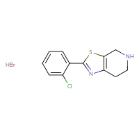 Chemical structure of 2-(2-chlorophenyl)-4H,5H,6H,7H-[1,3]thiazolo[5,4-c]pyridine hydrobromide - CSSB00000731923