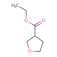 Chemical structure of ethyl oxolane-3-carboxylate - CSSB00000758172