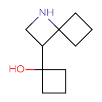 Chemical structure of 1-{1-azaspiro[3.3]heptan-3-yl}cyclobutan-1-ol - CSSB06256487531