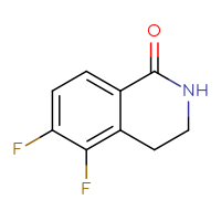 Chemical structure of 5,6-difluoro-1,2,3,4-tetrahydroisoquinolin-1-one - CSSB00012047324