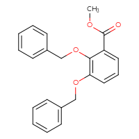 Chemical structure of methyl 2,3-bis(benzyloxy)benzoate - CSSB00040782731