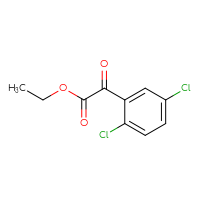 Chemical structure of ethyl 2-(2,5-dichlorophenyl)-2-oxoacetate - CSSB00011512969