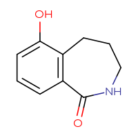 Chemical structure of 6-hydroxy-2,3,4,5-tetrahydro-1H-2-benzazepin-1-one - CSSB00010508569