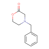 Chemical structure of 4-benzylmorpholin-2-one - CSSB00009858282