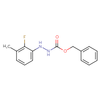 Chemical structure of N'-(2-fluoro-3-methylphenyl)(benzyloxy)carbohydrazide - CSSB21332335910