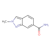 Chemical structure of 2-methyl-2H-indazole-6-carboxamide - CSSB00134665767