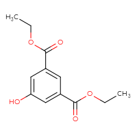 Chemical structure of 1,3-diethyl 5-hydroxybenzene-1,3-dicarboxylate - CSSB00000682145