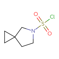 Chemical structure of 5-azaspiro[2.4]heptane-5-sulfonyl chloride - CSSB00015595656