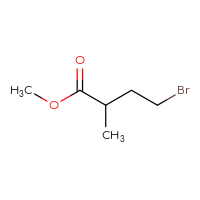 Chemical structure of methyl 4-bromo-2-methylbutanoate - CSSB00009893532
