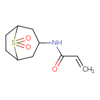 Chemical structure of N-{8,8-dioxo-8λ⁶-thiabicyclo[3.2.1]octan-3-yl}prop-2-enamide - CSSB00102492297