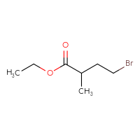 Chemical structure of ethyl 4-bromo-2-methylbutanoate - CSSB00010402041