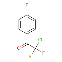 Chemical structure of 2-chloro-2,2-difluoro-1-(4-fluorophenyl)ethan-1-one - CSSB00012753970