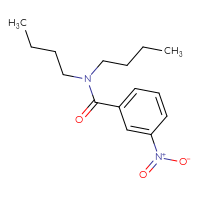 Chemical structure of N,N-dibutyl-3-nitrobenzamide - CSSB00046204478