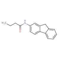 Chemical structure of N-(9H-fluoren-2-yl)butanamide - CSSB00042768516