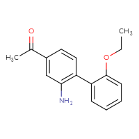 Chemical structure of 1-{2-amino-2'-ethoxy-[1,1'-biphenyl]-4-yl}ethan-1-one - CSSB11981375594