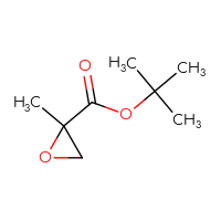 Chemical structure of tert-butyl 2-methyloxirane-2-carboxylate - CSSB00010443885