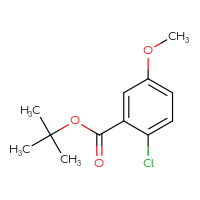 Chemical structure of tert-butyl 2-chloro-5-methoxybenzoate - CSSB02145824410