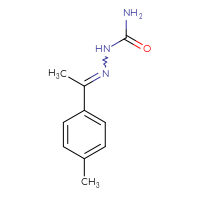 Chemical structure of {[1-(4-methylphenyl)ethylidene]amino}urea - CSSB00000163822