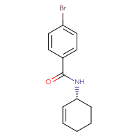 Chemical structure of 4-bromo-N-[(1R)-cyclohex-2-en-1-yl]benzamide - CSSB02498225151