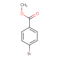 Chemical structure of methyl 4-bromobenzoate - CSSB00000150127