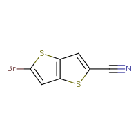 Chemical structure of 5-bromothieno[3,2-b]thiophene-2-carbonitrile - CSSB00020816870