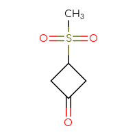 Chemical structure of 3-methanesulfonylcyclobutan-1-one - CSSB00021123204