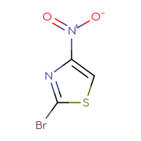 Chemical structure of 2-bromo-4-nitro-1,3-thiazole - CSSB00010233035