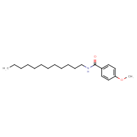 Chemical structure of N-dodecyl-4-methoxybenzamide - CSSB06473292682