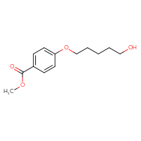 Chemical structure of methyl 4-[(5-hydroxypentyl)oxy]benzoate - CSSB00005925994