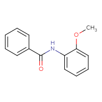 Chemical structure of N-(2-methoxyphenyl)benzamide - CSSB00000580123
