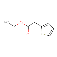 Chemical structure of ethyl 2-(thiophen-2-yl)acetate - CSSB00000172993