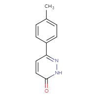 Chemical structure of 6-(4-methylphenyl)-2,3-dihydropyridazin-3-one - CSSB00000188857