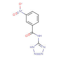 Chemical structure of 3-nitro-N-(1H-1,2,3,4-tetrazol-5-yl)benzamide - CSSB00028917196