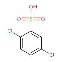 Chemical structure of 2,5-dichlorobenzene-1-sulfonic acid - CSSB00000022572