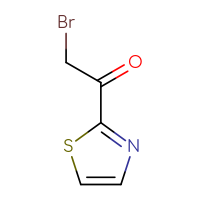 Chemical structure of 2-bromo-1-(1,3-thiazol-2-yl)ethan-1-one - CSSB00000718653