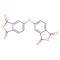 Chemical structure of 5-[(1,3-dioxo-1,3-dihydro-2-benzofuran-5-yl)oxy]-1,3-dihydro-2-benzofuran-1,3-dione - CSSB00000035261