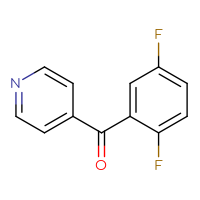Chemical structure of 4-(2,5-difluorobenzoyl)pyridine - CSSB00011267444