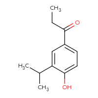 Chemical structure of 1-[4-hydroxy-3-(propan-2-yl)phenyl]propan-1-one - CSSB00012176347