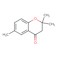 Chemical structure of 2,2,6-trimethyl-3,4-dihydro-2H-1-benzopyran-4-one - CSSB00012017327